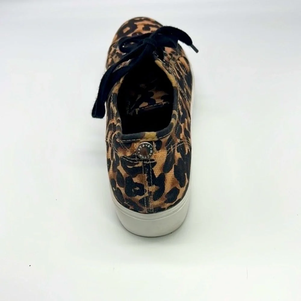 Steve Madden - Emmi Cheetah Brown Black Platform Lace Up Sneakers Size 10